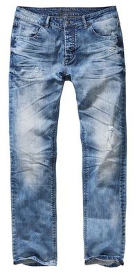 Brandit Hose Will Denim Jeans in Denim Blue