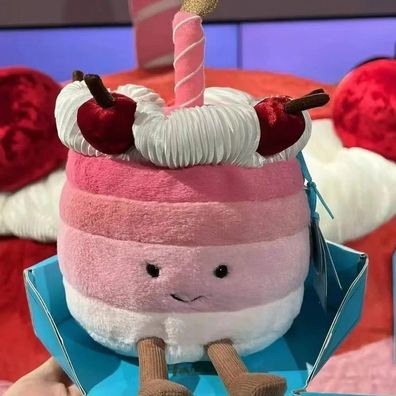 Jellycat Harrods London Exclusive Limited Edition Cheryl Cherry Cake New