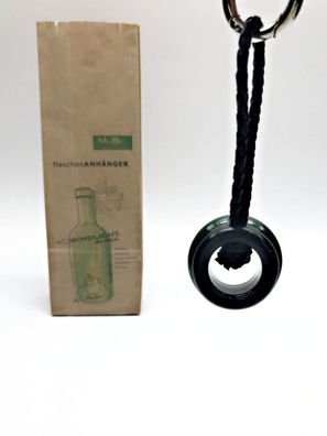 Schléssel Anhänger aus dem Sekt - Flaschenkopf grén | chrom
