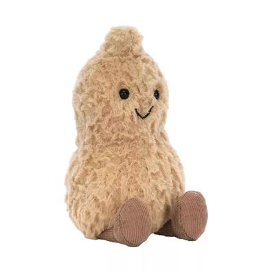 Jelly Cat 15 cm kleine Erdnuss-Plüschpuppe, Dekoration, Anhänger, niedliches