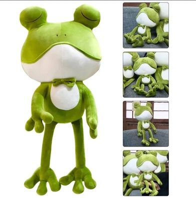 Cute Stuffed Animal Plush Soft Toy Frog Cuddly Pillow Doll Kids Bedtime Gifts 38CM