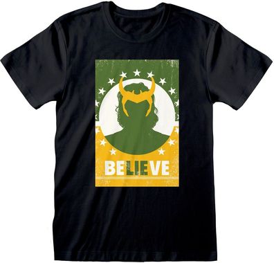Marvel Loki - Believe T-Shirt Black