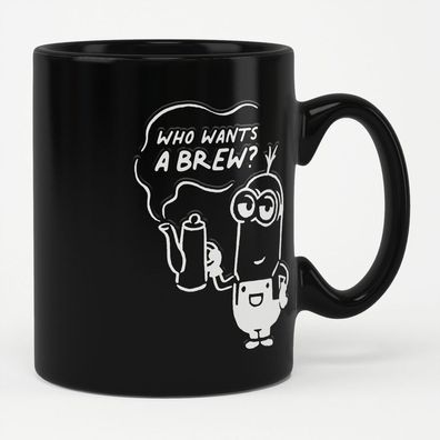 Minions Tasse/Kaffeebecher Who Wants A Brew Mug