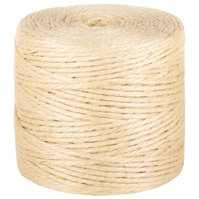 4 mm] 100% Sisal | Tauwerk | Hanfseil | Sisalseil | Naturseil | Kratzbaumseil