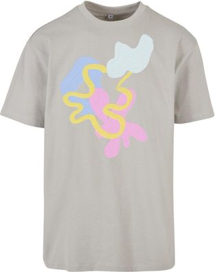 MT Upscale T-Shirt Abstract Oversize Tee Lightasphalt
