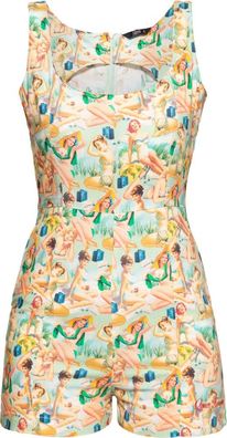 Queen Kerosin Jumpsuit QKU28004 Mehrfarbig