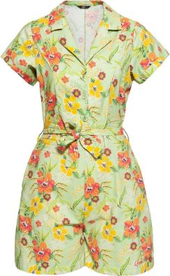 Queen Kerosin Blusen Jumpsuit QKU28002 Mint