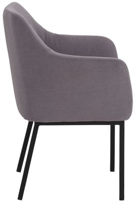 Mayer Sessel myJari 2524 4-Fuß-Gestell Kunstleder dkl. grau - Leder-Farb