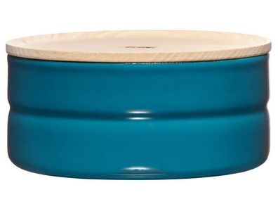Riess Vorratsdose mit Deckel Ø13cm 615ml H: 6cm Silent Blue Emaille