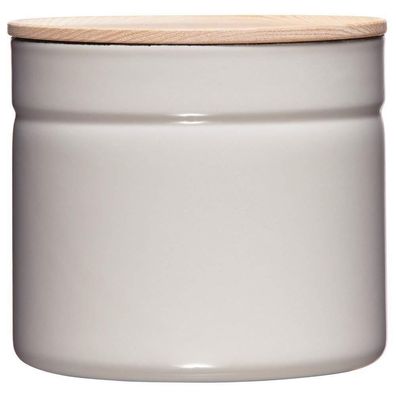 Riess Boîte à provisions avec couvercle Ø13cm 1,35 litre H12cm Light Grey