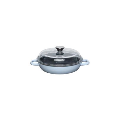 Riess Sauteuse avec couvercle en verre 24cm SKY BLUE