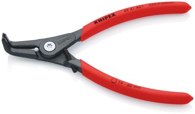 KNIPEX 49 41 A21 Präzisions-Sicherungsringzange für Außenringe auf Wellen mit rutschh