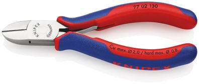 KNIPEX 77 02 130 ESD Elektronik-Seitenschneider ESD mit durchgestecktem Gelenk mit Me