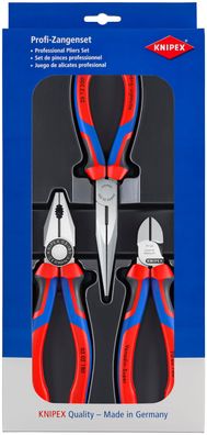 KNIPEX 00 20 11 Montage-Paket 1 x 03 02 180, 1 x 26 12 200, 1 x 70 02 160