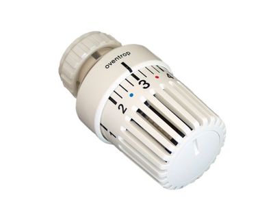 Oventrop-thermostat "Uni LD" 7-28 C, 0 * 1-5, Flüssig-Fühler, weiß