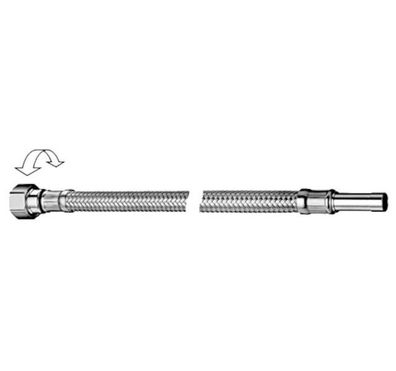 SCHELL Schlauch Clean-Flex S, drehb. 3/8" ÜM, Rohrst. 10, L:500, chrom