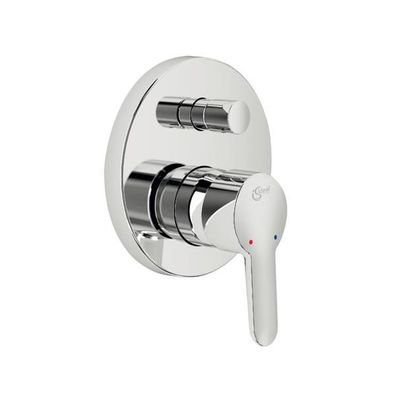 IS Badearmatur UP Connect Blue, Bausatz 2, Rosette d:163mm, Chrom