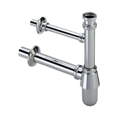 Viega Flaschengeruchverschluss 5753.02 in G1 1/4x G1 1/4 x 240mm ms verchromt