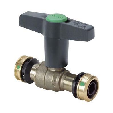 Viega Kugelhahn mit SC Easytop 5375 in 25mm Siliziumbronze