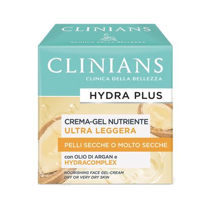 Clinians Hydra Plus Gesichtscreme mit Argan Öl 50ml für trockene und sehr trockene