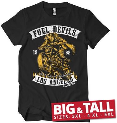 Fuel Devils Rider Big &amp; Tall T-Shirt Black