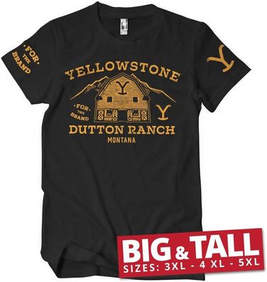 Yellowstone Barn Big &amp; Tall T-Shirt Black