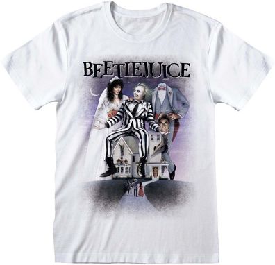 Beetlejuice - Poster White T-Shirt White