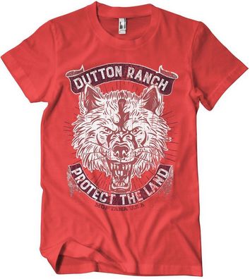 Yellowstone Dutton Ranch Protect The Land T-Shirt Red
