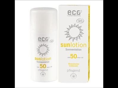 eco cosmetics Sonnenlotion LSF 50 mit Granatapfel und Goji Beere 100ml