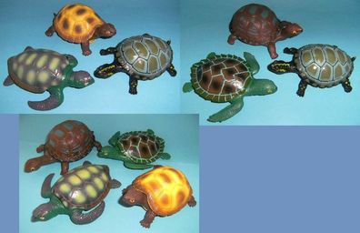Schildkröte Schildkröten 14cm Landschildkröte Wasserschildkröte Stretch Tiere spielen