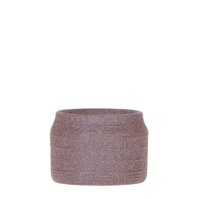 Hyroglyphen Dekotopf - Braun - Ø6cm