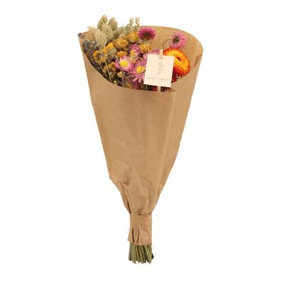 Trockenblumen Feldblumenstrauß Multi - Ø15cm - ?35cm