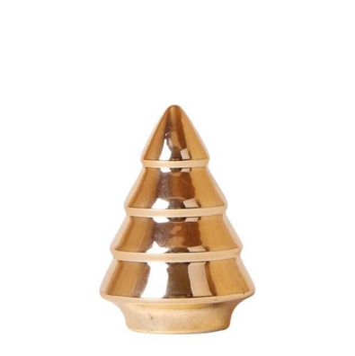 Ornament - Dekoration Bild Weihnachtsbaum - Gold