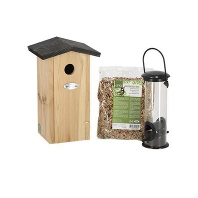 Bausatz Kohlmeise - Vogelhäuschen und Vogelfutter - Gartenzubehör
