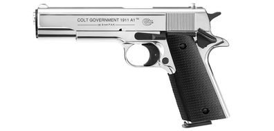 Colt Government 1911 A1 Schreckschuss Pistole cal. 9 mm - chrome