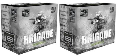 G.I. Sportz Brigade Paintballs für MagFed 2000 Stück - Yellow Fill