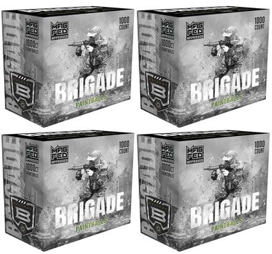 G.I. Sportz Brigade Paintballs für MagFed 4000 Stück - Yellow Fill