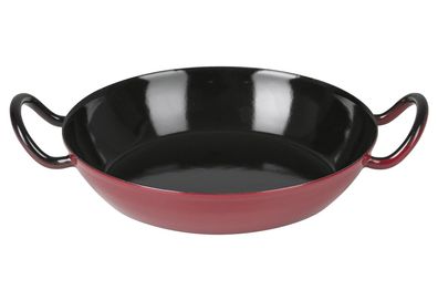 RIESS poêle gourmande Ø24cm rouge émail