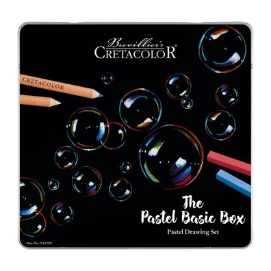 Cretacolor Pastell Basic Box 2-teilig im Metalletui