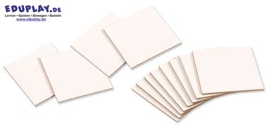 Magnet Leinwandquadrate 7,5 cm, 12er Set