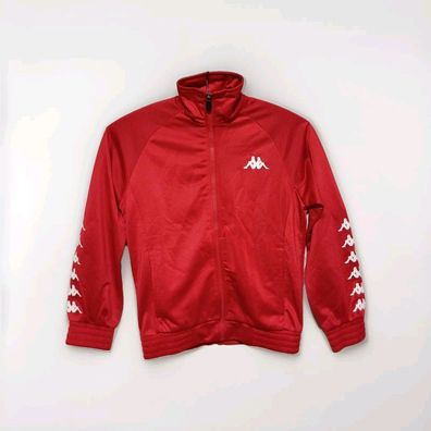 Kappa Gr. 140 Mädchen Trainingsjacke Jogginganzugs Jacke Sport rot - E4