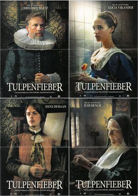 Tulpenfieber - Satz mit 4 Original Kino-Aushangfotos A3 - Filmposter*