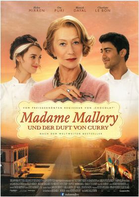 Madame Mallory und der Duft von Curry - Original Kinoplakat A3 - Filmposter*