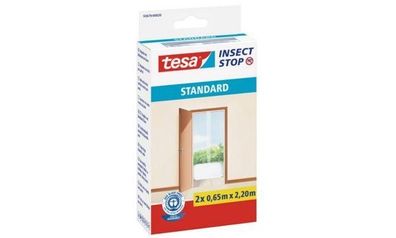 tesa Fliegengitter Standard für Tür en, 2 x je 0,65 m x 2,20m (8755697)