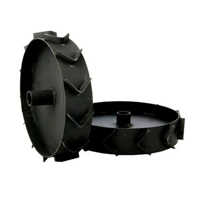 Stahlräder Satz 12 Zoll ca. 32 cm Stahl Eisenräder Räder Set für Gartenfräse