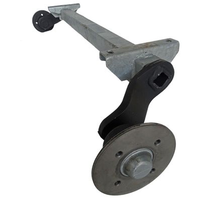 750kg Anhänger Achse - A= 1000mm - C= 1438mm 4x100 - niedriger Bock - ungebremst