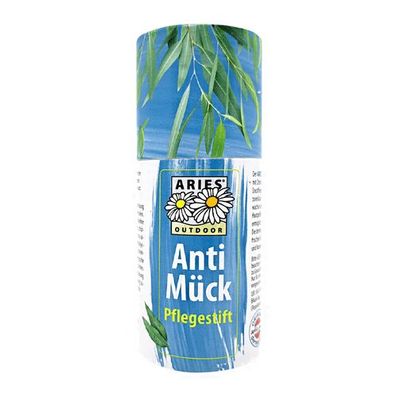 Anti Mück Pflegestift, ARIES Umweltprodukte, 100% natürlich, wirkt bis zu 5h, 75 ml,