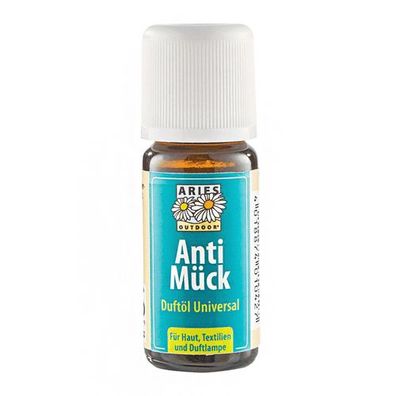 Anti Mück Duftöl Universal, ARIES Umweltprodukte, 100% natürlich, 10 ml, für Haut, Te