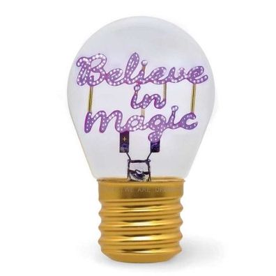 Legami Glühbirne Tischlampe - Believe in Magic