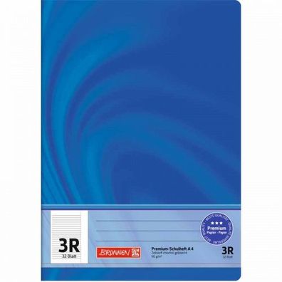 Brunnen Schulheft Premium Vivendi A4 32 Blatt liniert - Lineatur 03R